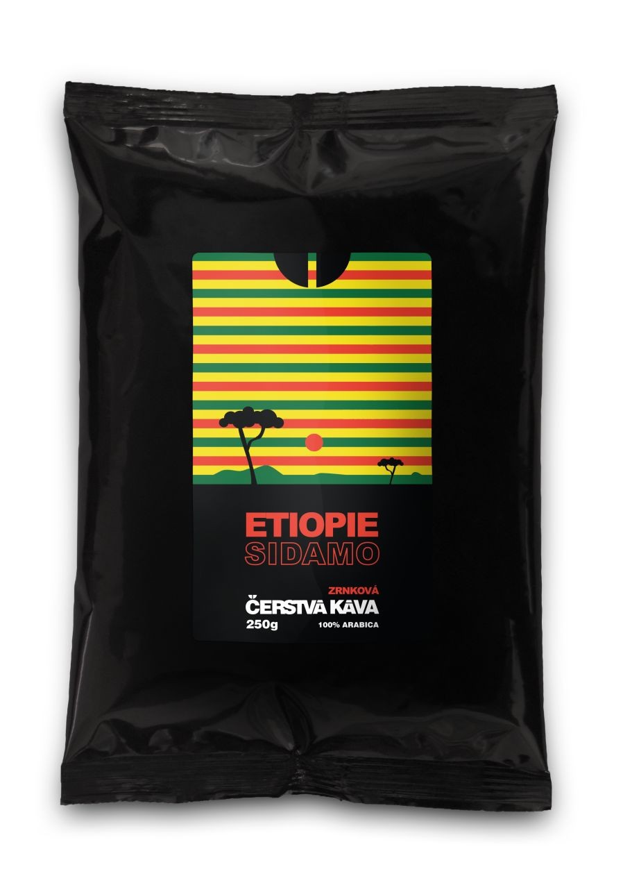 Čerstvá Káva Etiopie Sidamo