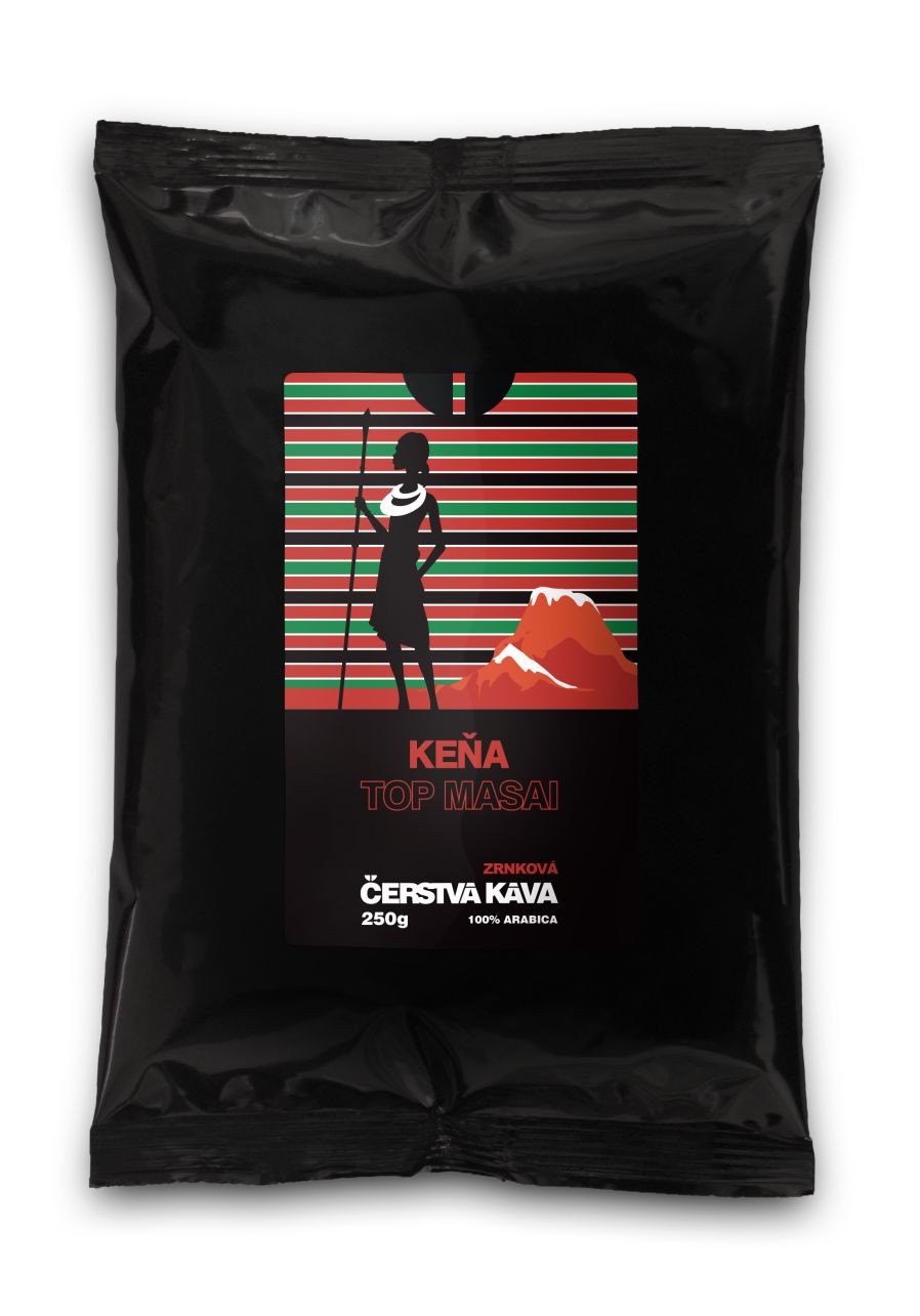 Káva Keňa Top Masai, zrnková