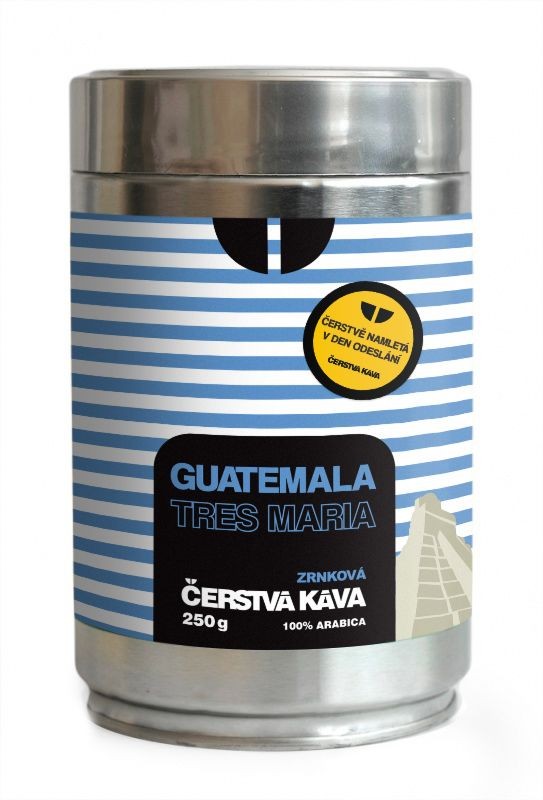 Káva Guatemala Tres Maria, mletá