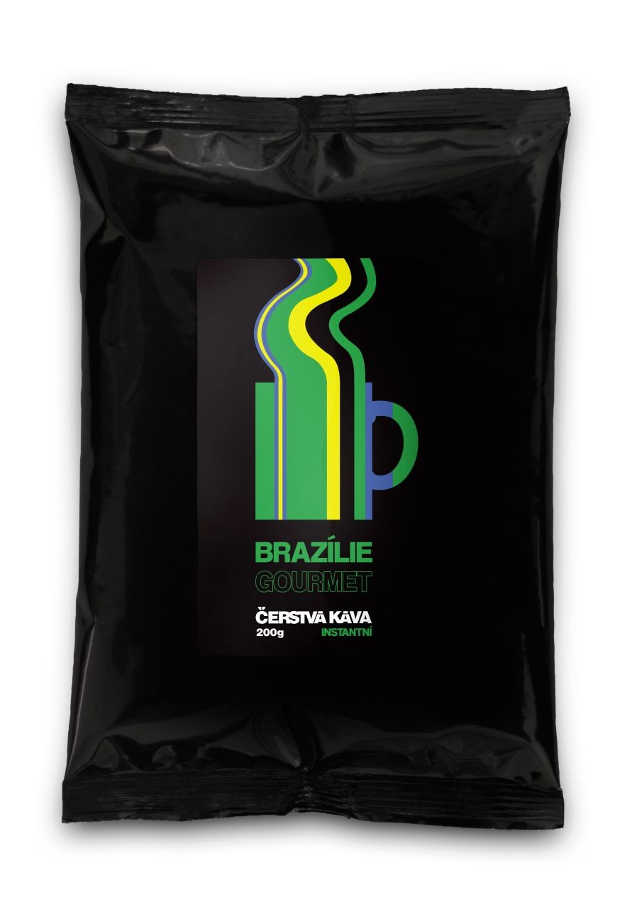 Káva Brazílie Gourmet, instantní