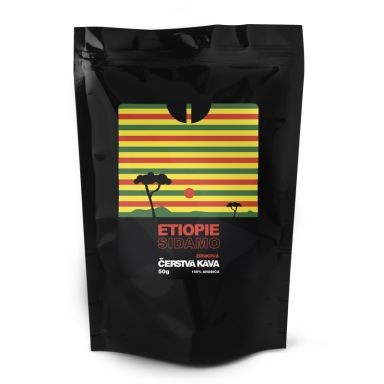 Čerstvá Káva Etiopie Sidamo