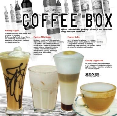 Sada sirupů Monin Coffee Box