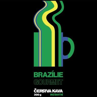 Káva Brazílie Gourmet, instantní